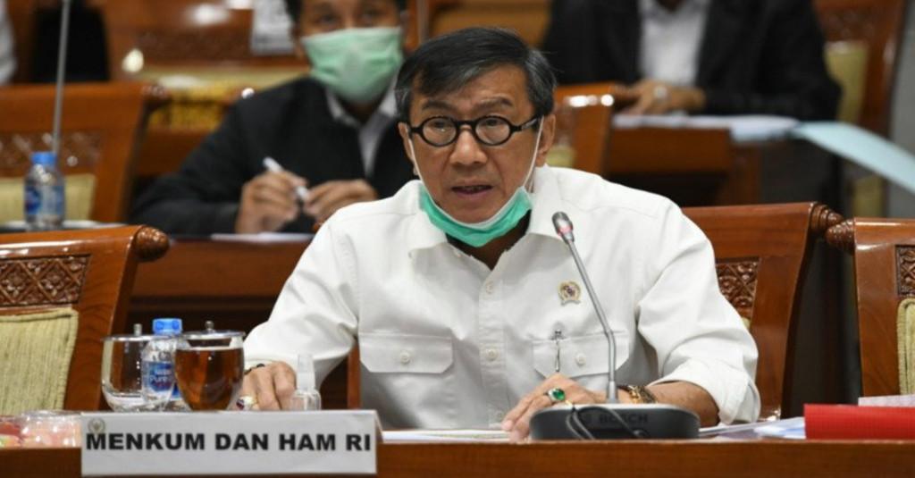 Yasonna Sebut Program Asimilasi Narapidana Terkait COVID-19 Tak Lawan Hukum