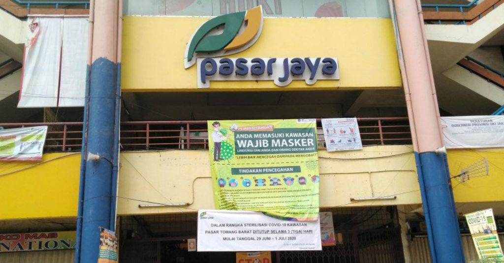 Pedagang Positif COVID-19, Pasar Tomang Barat Ditutup