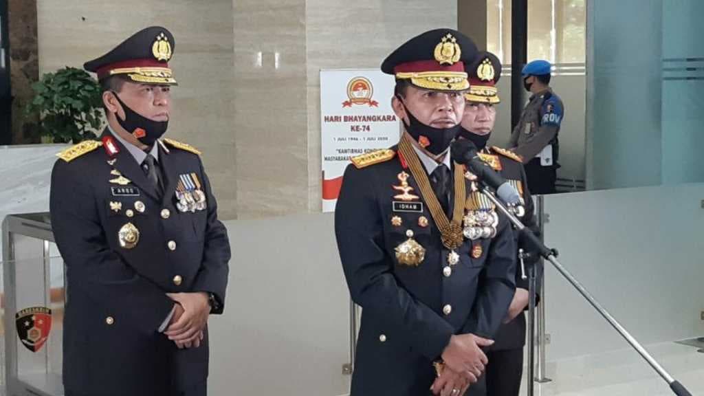 Pesan Kapolri Idham Azis ke Anak Buah: Jangan Senang Melihat Teman Susah