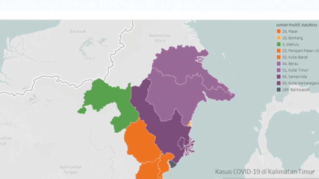 Balikpapan Zona Hitam di Peta COVID-19, Ini Penjelasan Dinkes Kaltim