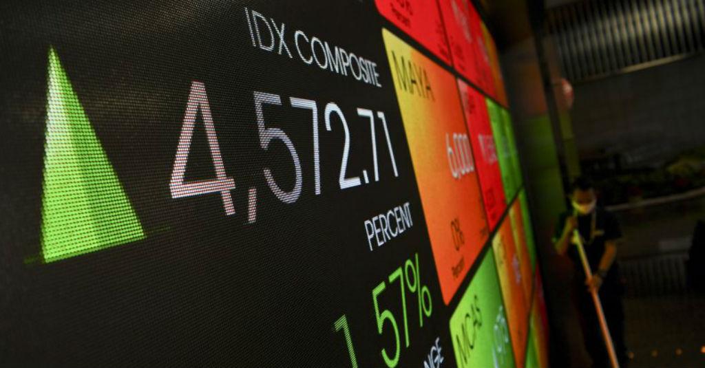 Bursa Saham Kawasan Naik, IHSG Menguat 15,07 Poin
