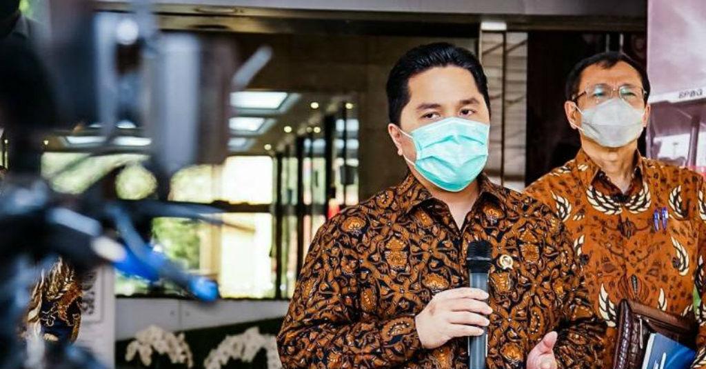 Bukan sebagai BUMN, Erick Thohir: Kami Tim Pemulihan Ekonomi dan COVID-19