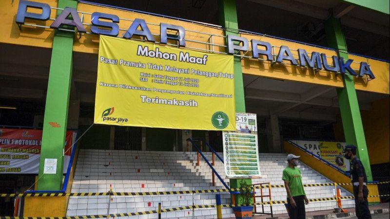 6 Pedagang di Pasar Pramuka Positif COVID-19