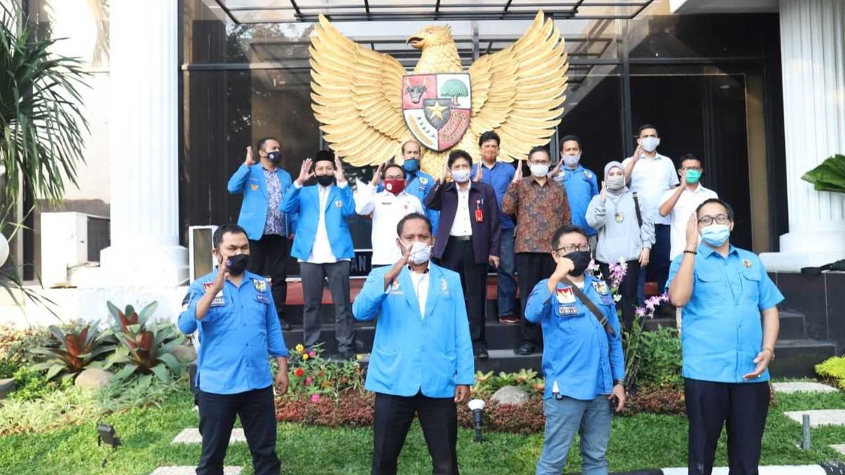 Datangi BPIP, KNPI Siap Dukung Bumikan Pancasila