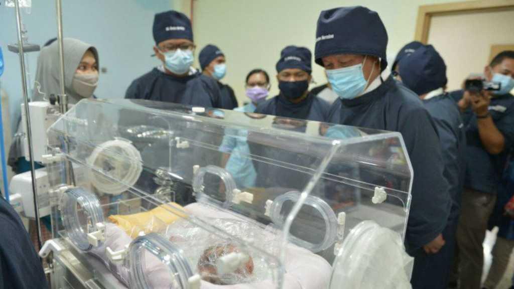 Viral Bayi Derita Penyakit Langka Herlequine Ichtyosys di Riau