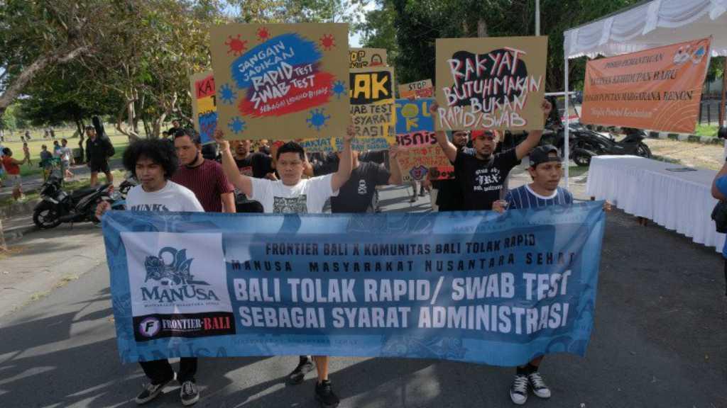 Viral Demo Tanpa Masker, Satpol PP Bali: Biar Jerinx yang Bertanggung Jawab