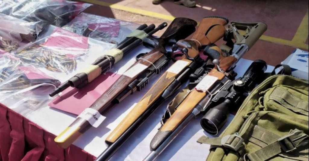 Polda Sumsel Hancurkan 336 Senjata Api Rakitan Milik Masyarakat