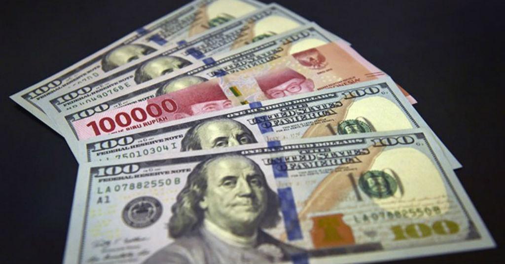 Rupiah Ditutup Melemah Rp14.625 per USD Jelang Akhir Pekan