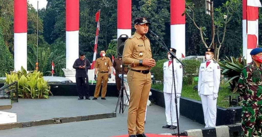 Upacara Bendera di Kota Bogor Dilaksanakan Secara Virtual