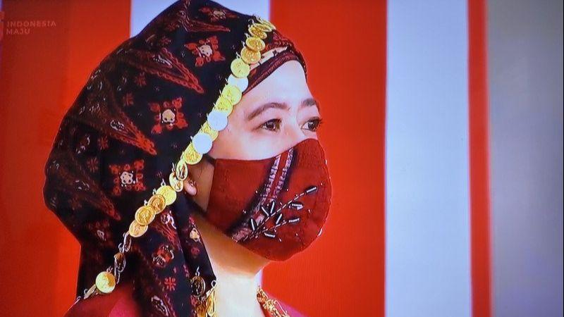 Pakaian Puan Maharani Menarik Perhatian di Upacara HUT RI ke-75