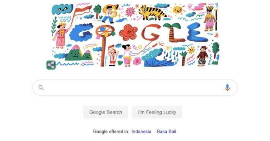 Ini Makna Google Doodle Bertema Hari Kemerdekaan Indonesia