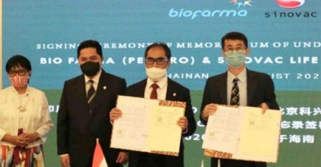 Erick Thohir: Kerja Sama Vaksin dengan Sinovac Saling Menguntungkan