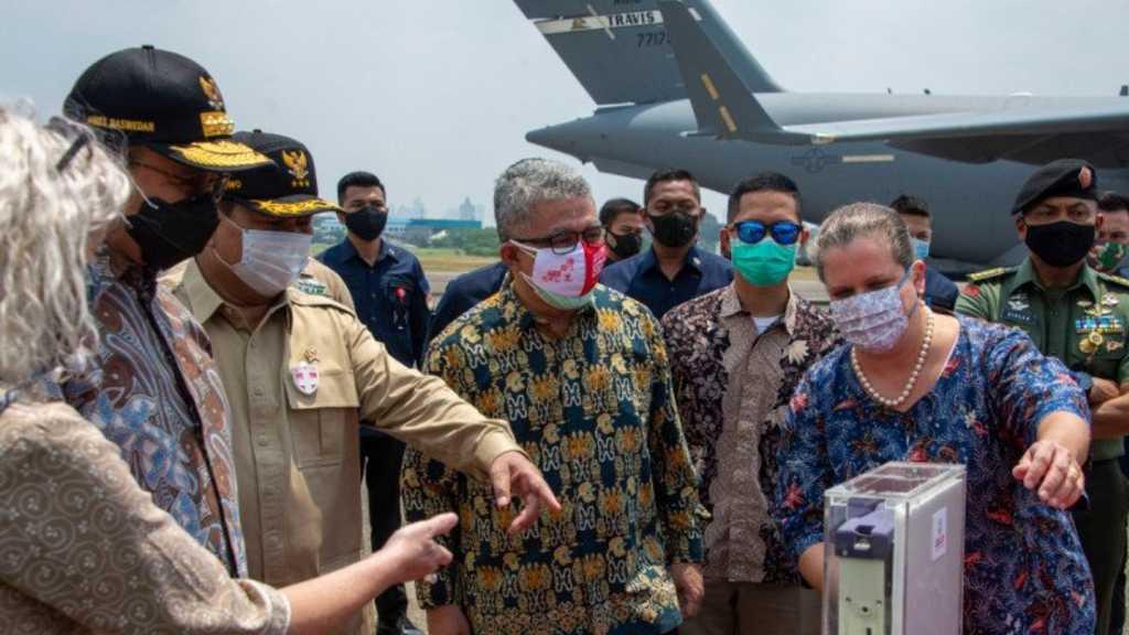 Indonesia Kembali Terima Bantuan 500 Unit Ventilator dari AS