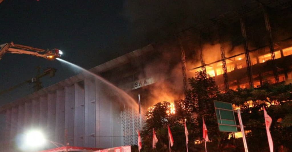 Kerugian Kebakaran Gedung Kejagung Ditaksir Rp1,11 Triliun