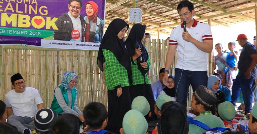 Kunjungi Korban Gempa Lombok, Tommy Kurniawan Khawatirkan Ini