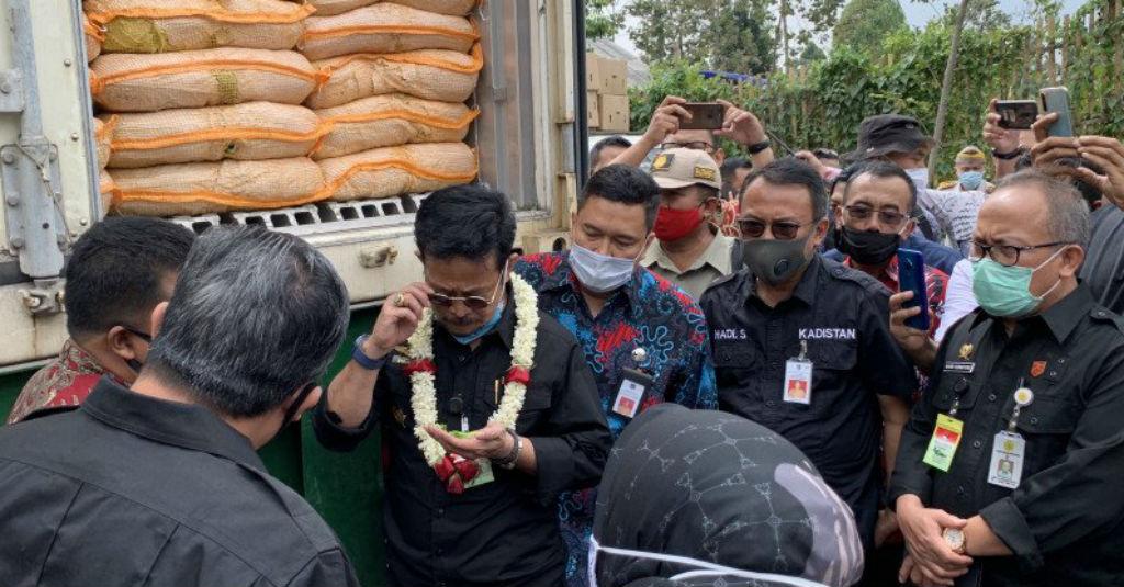 Mentan Lepas Produk Hortikultura Asal Malang ke Taiwan