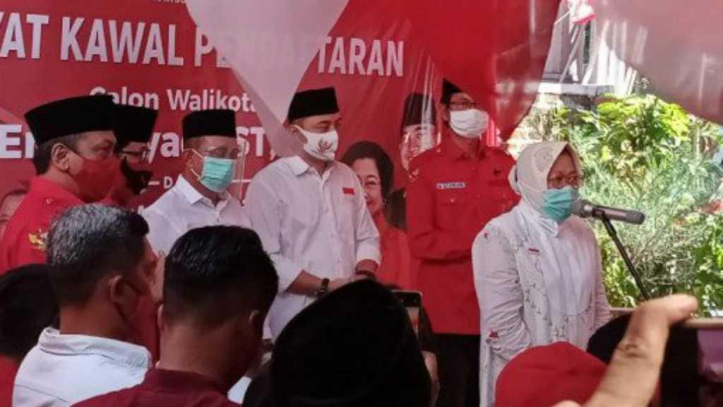 Risma: Atas Nama PDIP, Saya Mohon Doa Tokoh Agama untuk Eri-Armuji