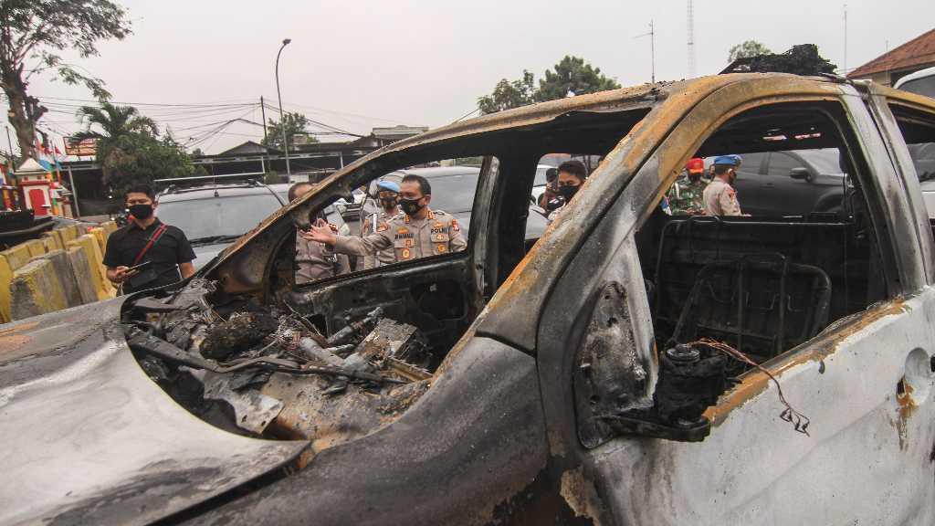 TNI AD Talangi Ganti Rugi Kerusakan Mapolsek Ciracas Rp596 Juta