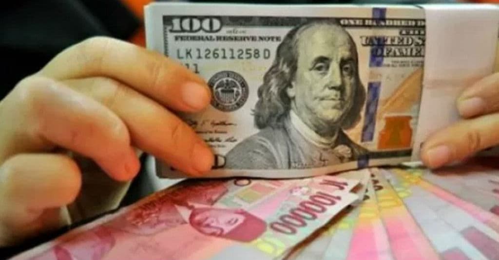 Rupiah Kembali Melemah Menjadi Rp14.842 per USD