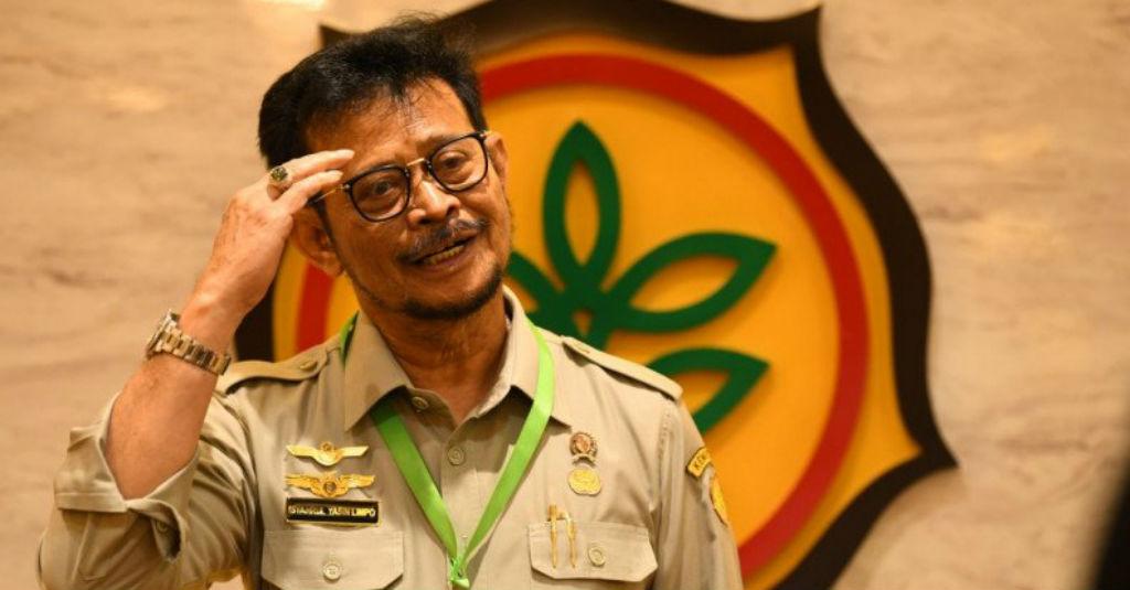 Kreatif, Mentan Gunakan Drone untuk Tabur Benih di Lahan Food Estate