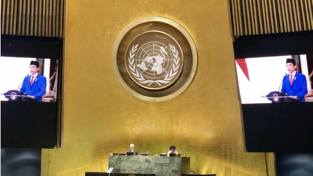 Pidato Jokowi Dipajang di Halaman Utama Situs Resmi PBB