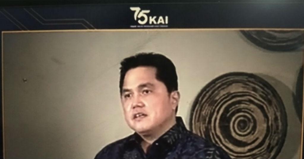 HUT ke-75, KAI Diminta Erick Thohir Perbaiki Diri Selama Pandemi COVID-19
