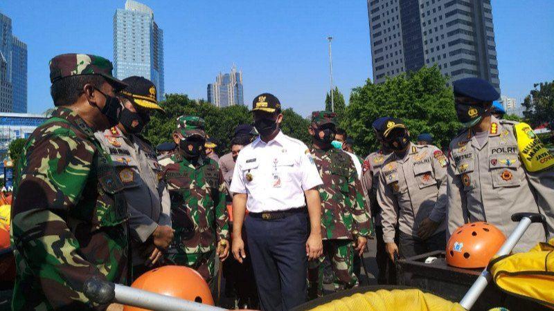 Dua Tantangan Jakarta Menurut Anies: COVID-19 dan Banjir