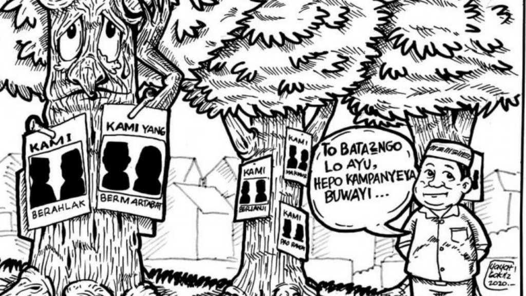 Pernah Terpikir Nggak Sih, Poster Kampanye di Pohon Itu Menyakitkan?