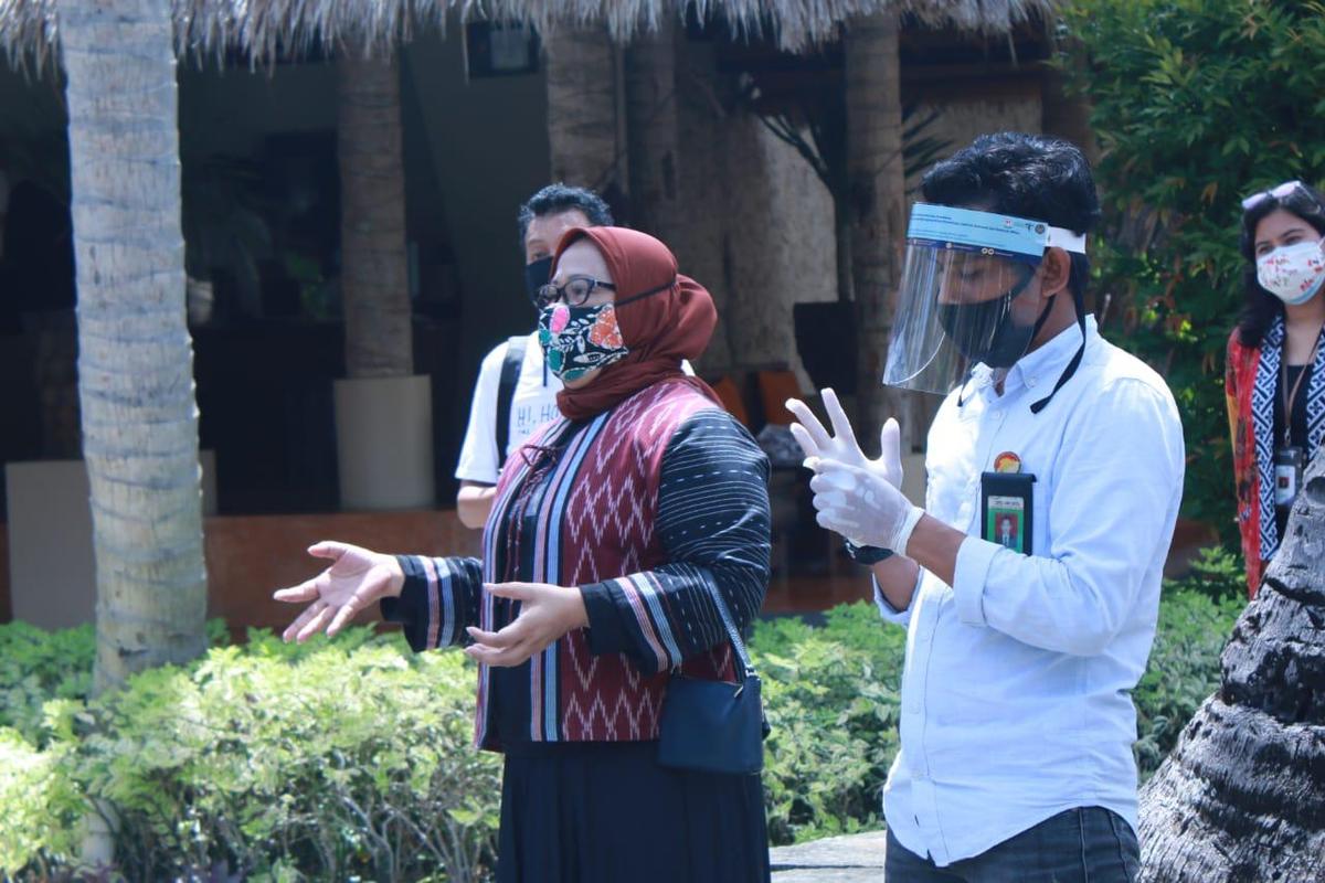 Kemenparekraf Gelar Simulasi Protokol Kesehatan pada Wisata MICE Lombok