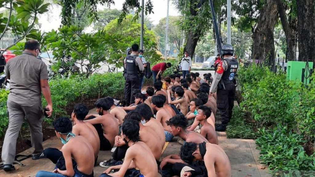 10 Pendemo di Sekitar Istana Reaktif, Langsung Diisolasi ke Pademangan