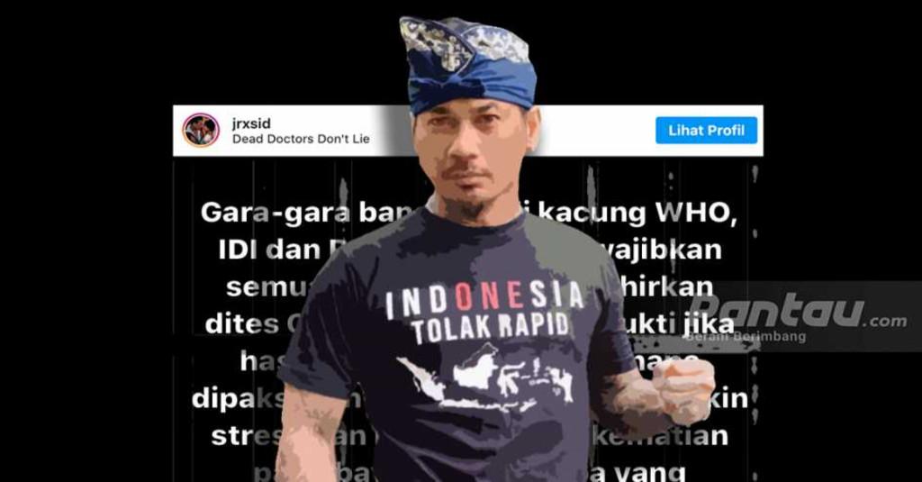 IDI Bali: Postingan Jerinx Melemahkan Semangat Tenaga Medis