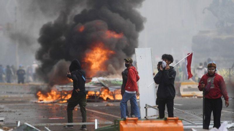 Seorang Pendemo dari Banten Diciduk Dekat Istana, di Tasnya Ada Ketapel