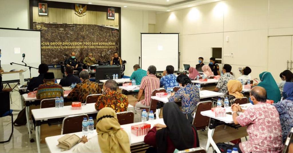 Dorong Pembangunan KIHT, Bea Cukai Mataram Asistensi Pengusaha Tembakau