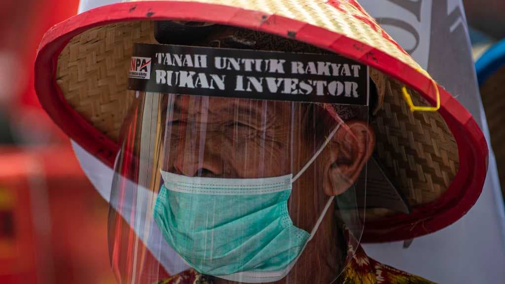 Demo Tolak UU Ciptaker, Petani Asal Cilacap Pertanyakan Reformasi Agraria
