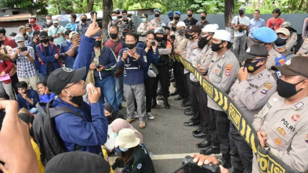 Tujuh Penyusup dalam Aksi Demo Diamankan saat Asik Mabuk