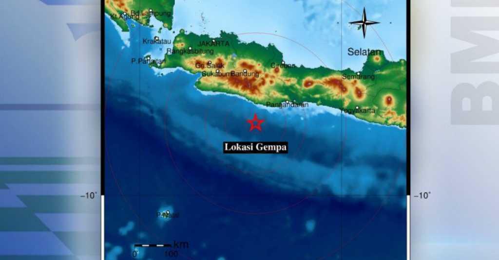 Gempa M 5,5 di Pangandaran Kategorikan Intraplate Earthquake, Apa Itu?