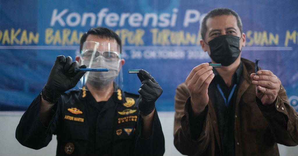 Lindungi HAKI, Bea Cukai Bongkar Peredaran Pisau Cukur Impor Palsu
