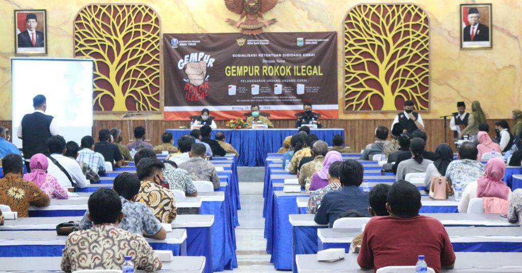 Kanwil Bea Cukai Jatim II Gencarkan Sosialisasi Gempur Rokok Ilegal