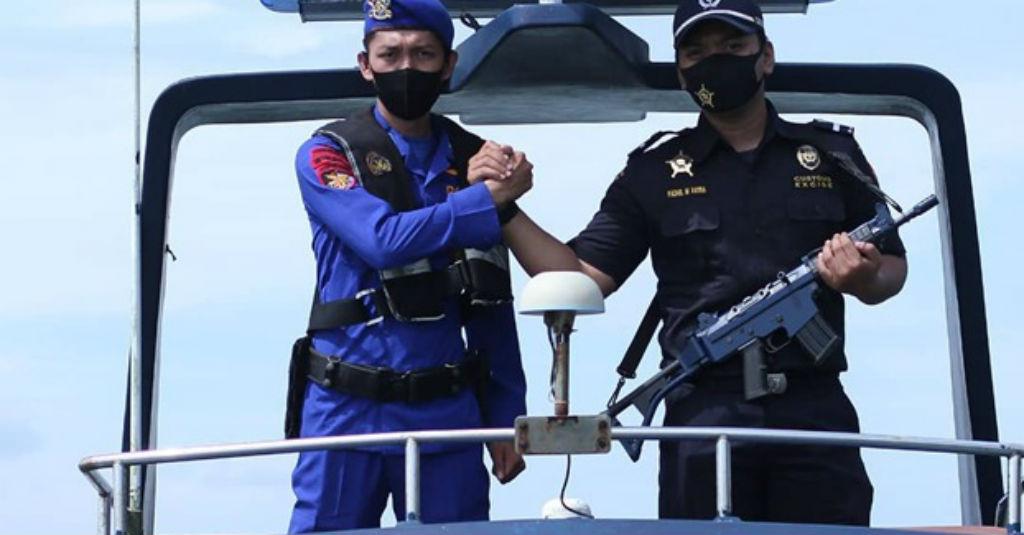 Patroli Laut Bersama Bea Cukai Pangkalpinang dan Ditpolairud