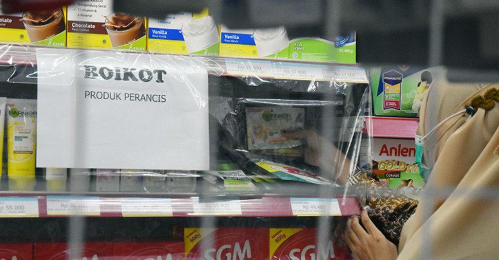 Buntut Hina Islam, Swalayan di Daerah Ini Mulai Boikot Produk Perancis