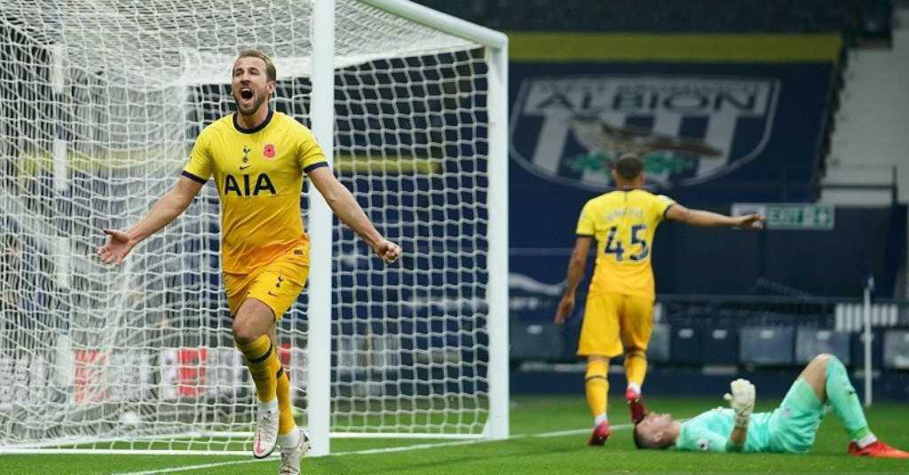 Gol Telat Harry Kane Bawa Spurs Raih Tiga Poin dari WBA