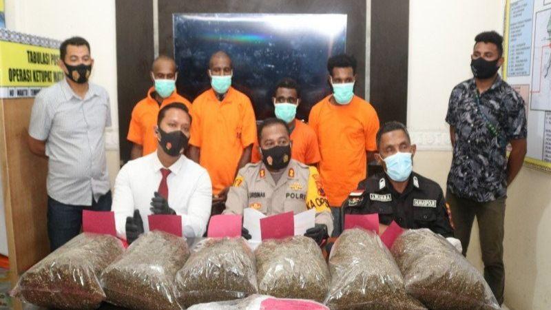 Perairan Jayapura Rawan Penyelundupan Ganja dari Papua Nugini
