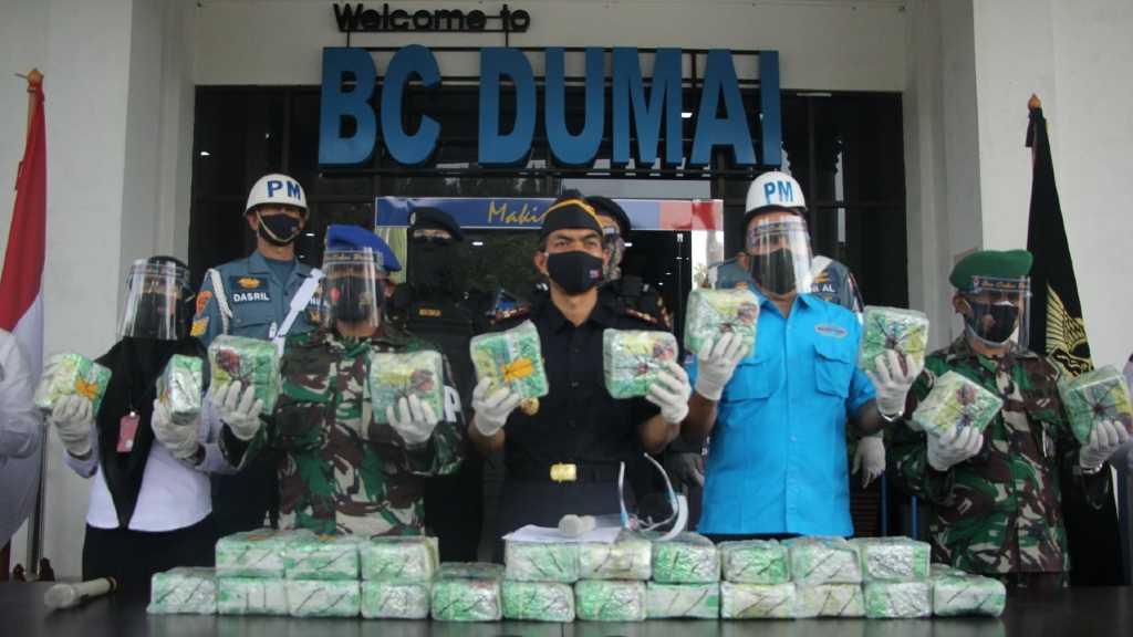 Bea Cukai Gagalkan Penyelundupan 50 Kg Sabu dari Malaysia Senilai Rp100 M