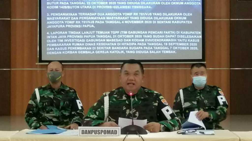 8 Oknum Prajurit TNI AD Jadi Tersangka Pembakaran di Intan Jaya