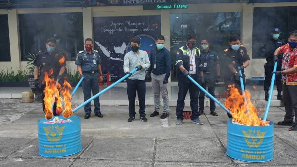 Bea Cukai Musnahkan Belasan Juta Batang Rokok dan Barang Ilegal