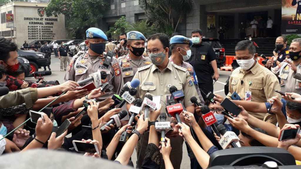 Anies Penuhi Panggilan Polda Metro Klarifikasi Kerumunan Massa Habib Rizieq