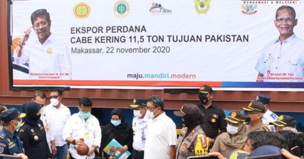 Bea Cukai Lepas Ekspor Perdana di Makassar dan Ternate
