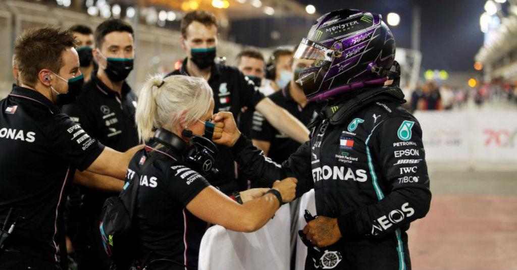 Hamilton Raih Pole Position ke-98 di GP Bahrain