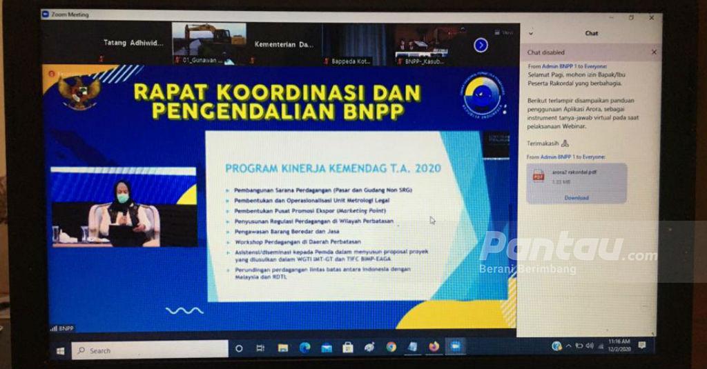 BNPP Selenggarakan Rakor Pengendalian Pengelolaan Perbatasan Negara