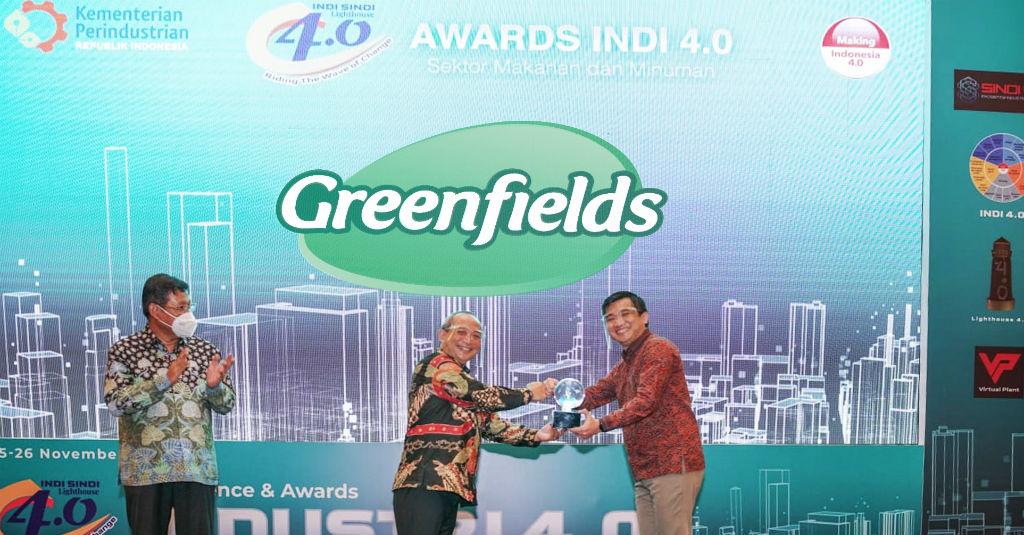 Greenfields Raih Penghargaan INDI 4.0 Tahun 2020